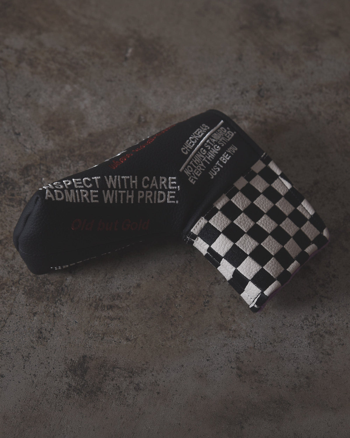 CHECKER48 CFE blade putter cover