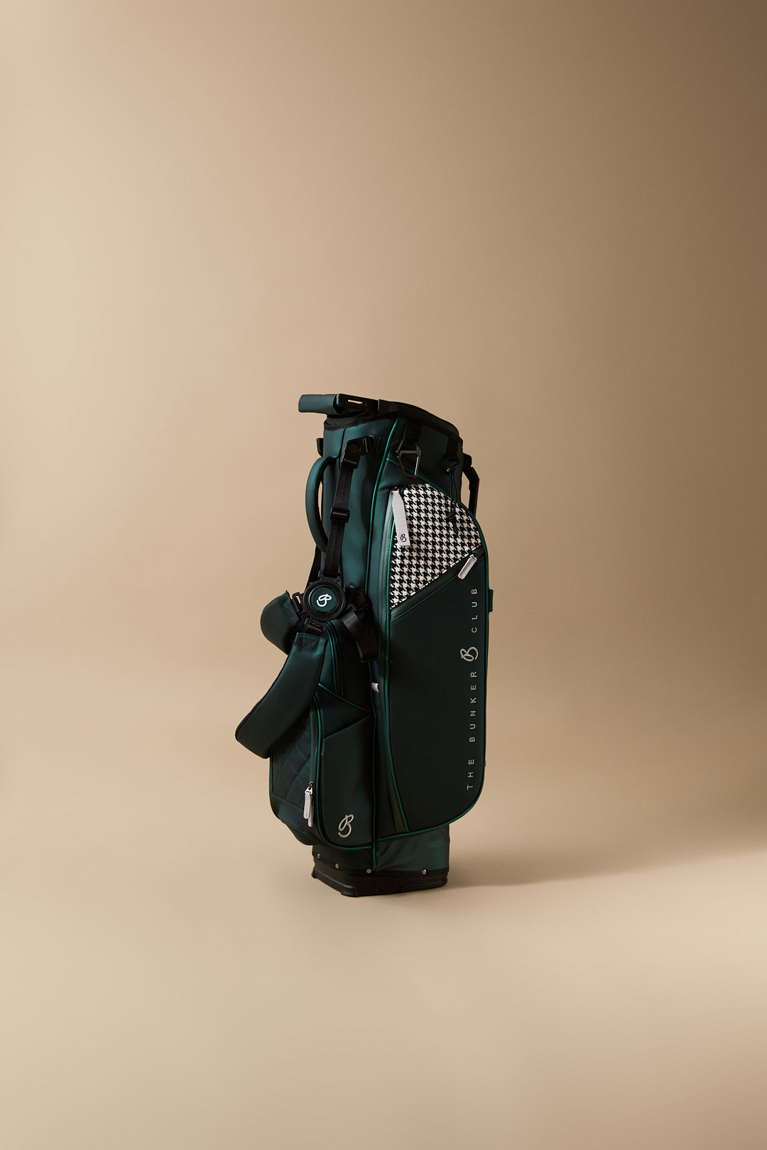 The Bunker Club Driver Series Golf Bag in Metallic Racing Green
