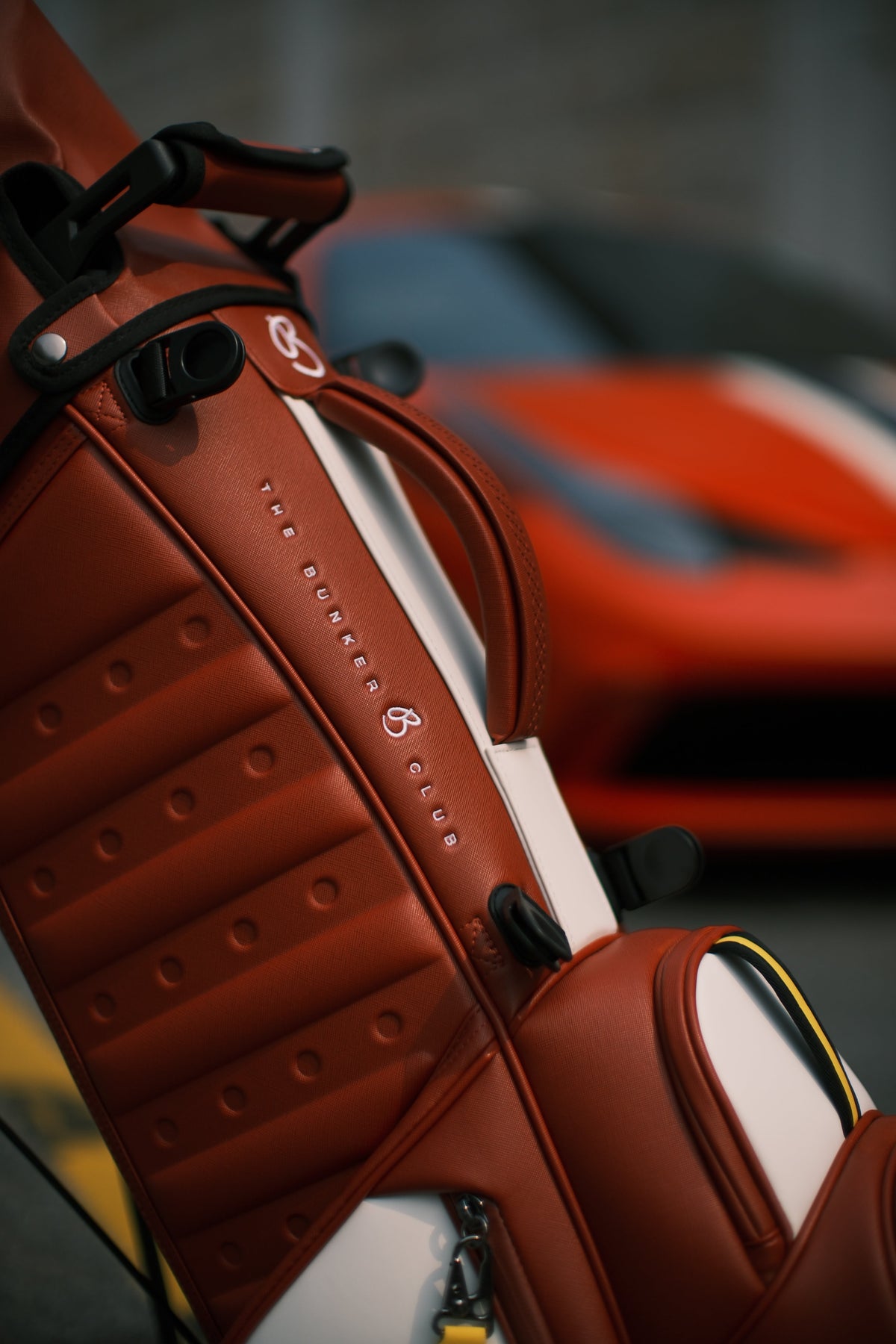 Formula Red Prancing Horse Edition golf bag detail