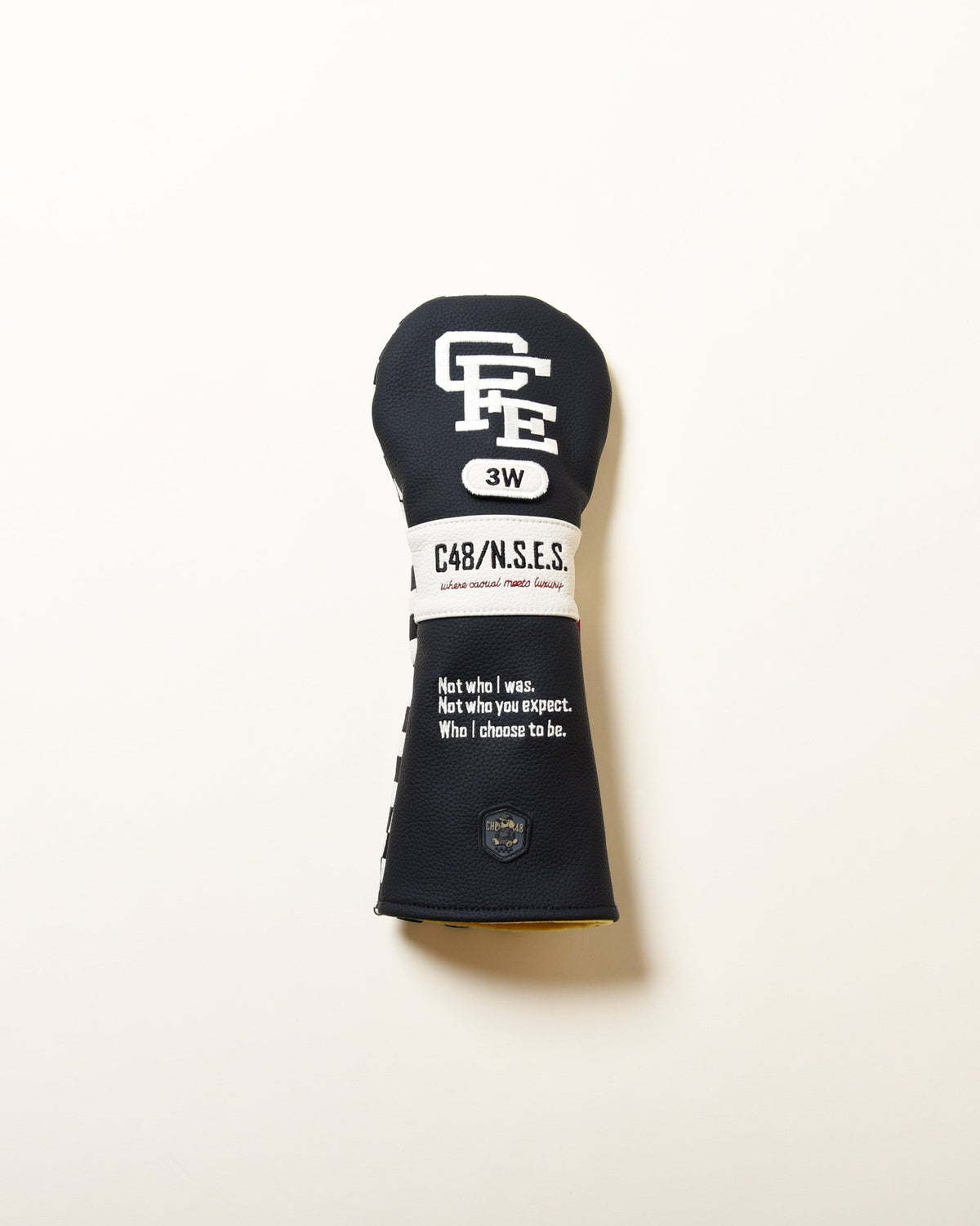 CHECKER48 CFE fairway wood cover in black