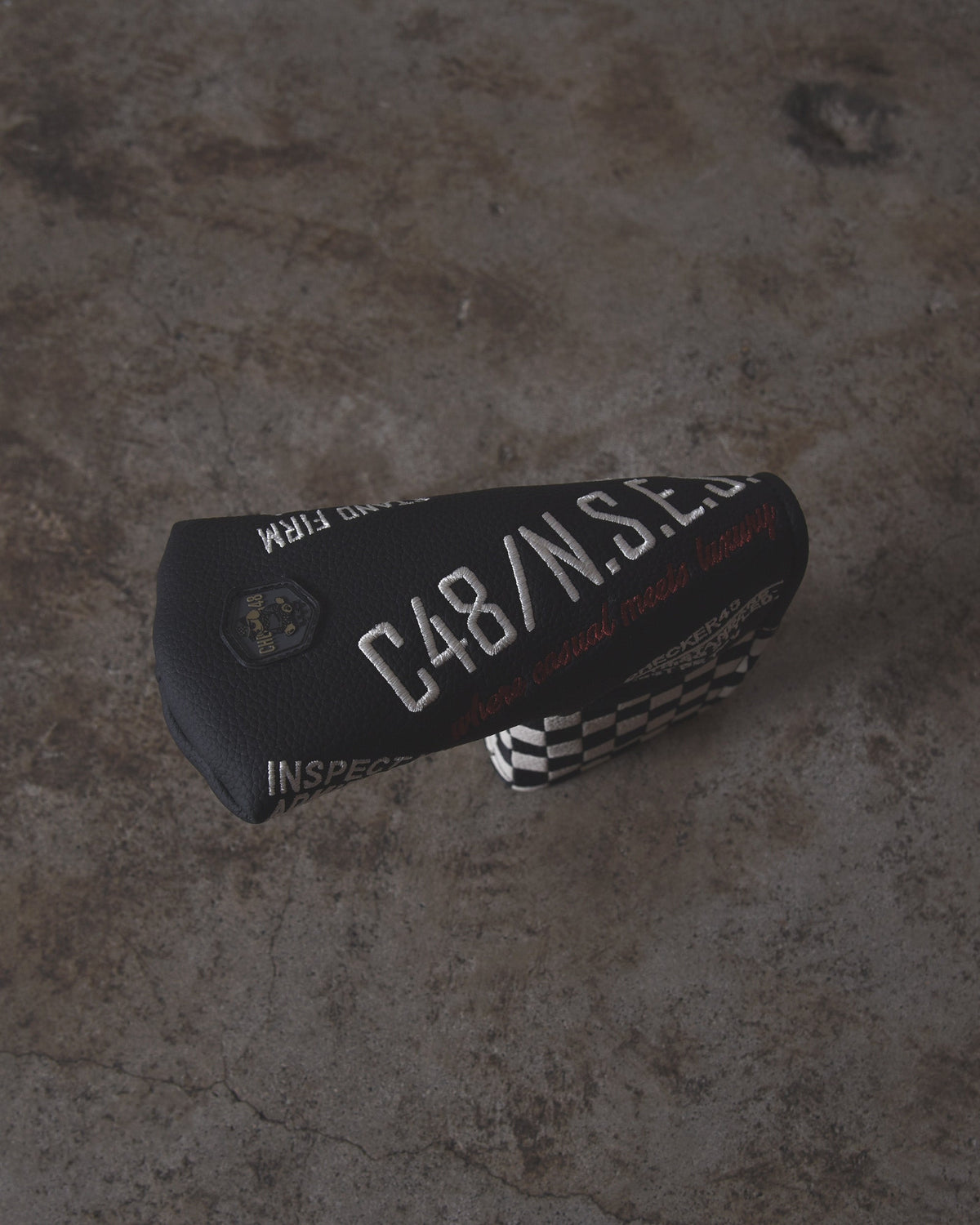 CHECKER48 CFE blade putter cover
