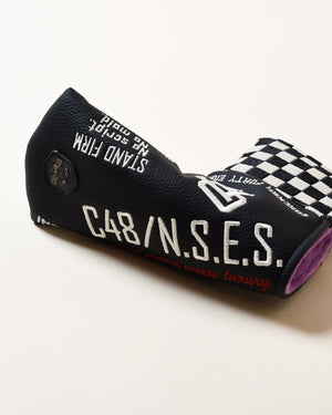 CHECKER48 CFE blade putter cover detail