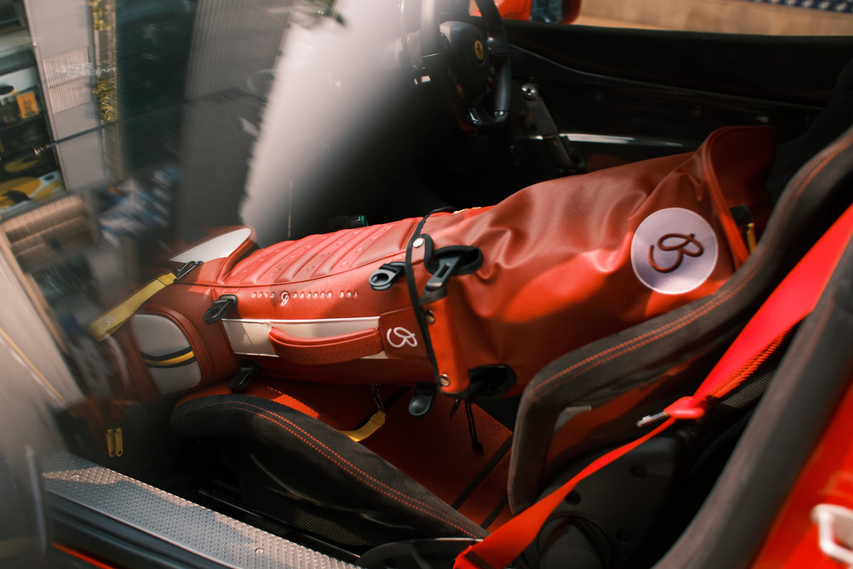 Formula Red Prancing Horse Edition golf bag detail