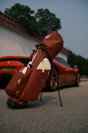 Formula Red Prancing Horse Edition golf bag detail
