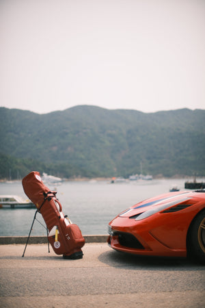 Formula Red Prancing Horse Edition golf bag detail